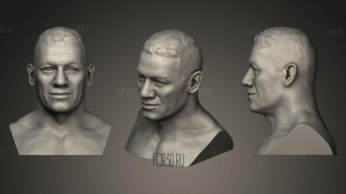 John Cena 3d stl модель для ЧПУ